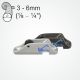 Clamcleat® CL236/Topper. Roller Fairlead MK1 Racing Junior for Topper dinghies