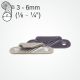 Clamcleat® CL258 Racing Fine Line (Starboard) 