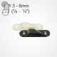 CL283 nylon sail line cleat (Starboard)