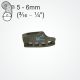 CL285 Racing Aero cleat (Mk2 style) Hard Anodised