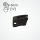 Clamcleat® CL291 is an all-polymer cleat for 3mm ropes