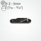 Clamcleat® CL213 Fine Line (Starboard)