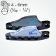 Clamcleat® CL817-11 Aero cleat for 4-7mm ropes