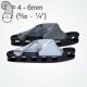 Clamcleat® CL827-18 Aero cleat with side entry fairlead (Port)