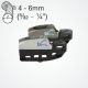 Clamcleat® CL829-11 Aero cleat for 4-6mm ropes