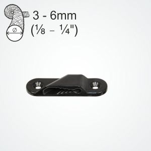 CL281 Black Sail Line cleat (Port)