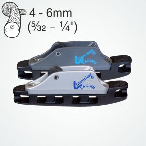 Clamcleat® CL827-36 with silver or hard anodised cleats